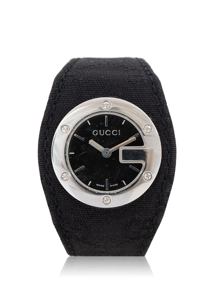 GG Canvas G-Bandeau 31mm Watch Black
