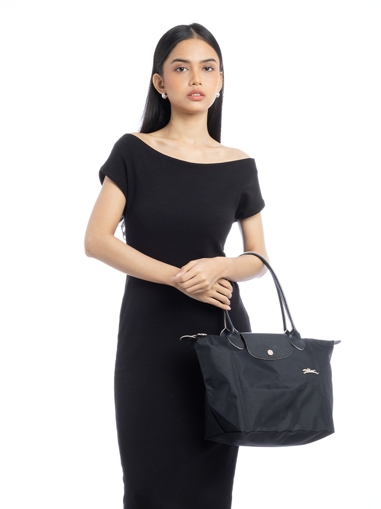 Le Pliage Club Medium LH Black