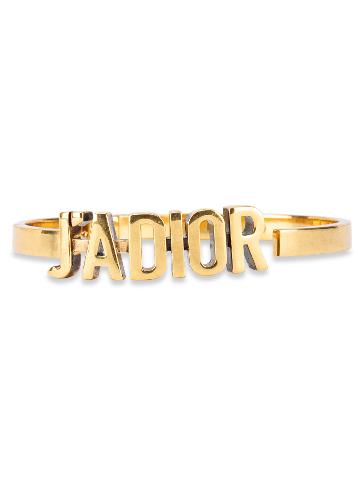 Metal J'Adior Cuff Bracelet Gold