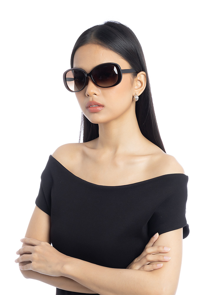 BV181 Square Sunglasses Brown