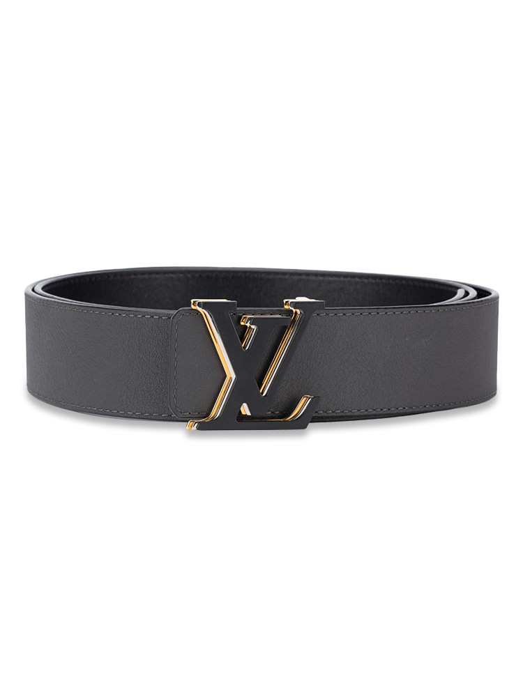 LV Optic 40mm Reversible Belt Black Anthracite Gray Sz 110 