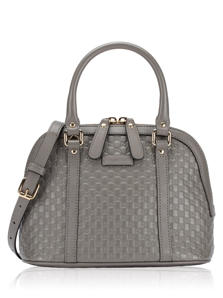 Microguccissima Mini Dome Bag Grey