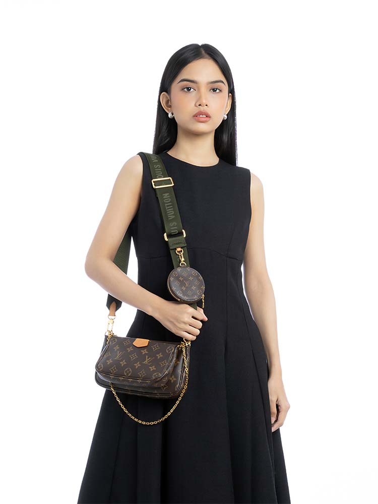Monogram Multi Pochette Accessories Khaki