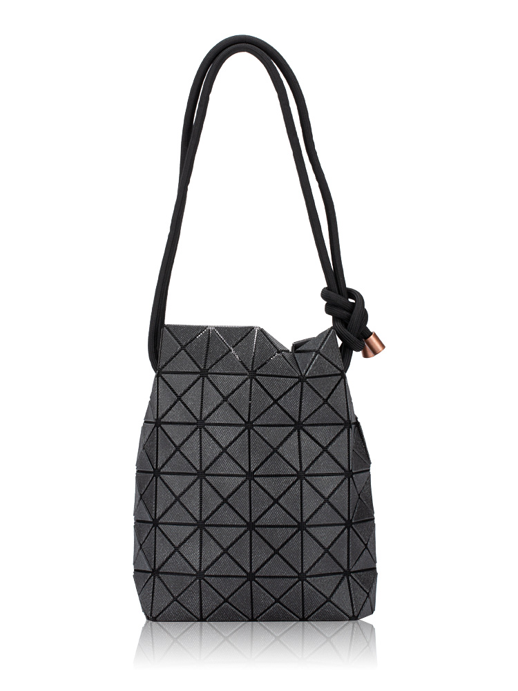 Bao Bao Denim Wring Bucket Bag Black