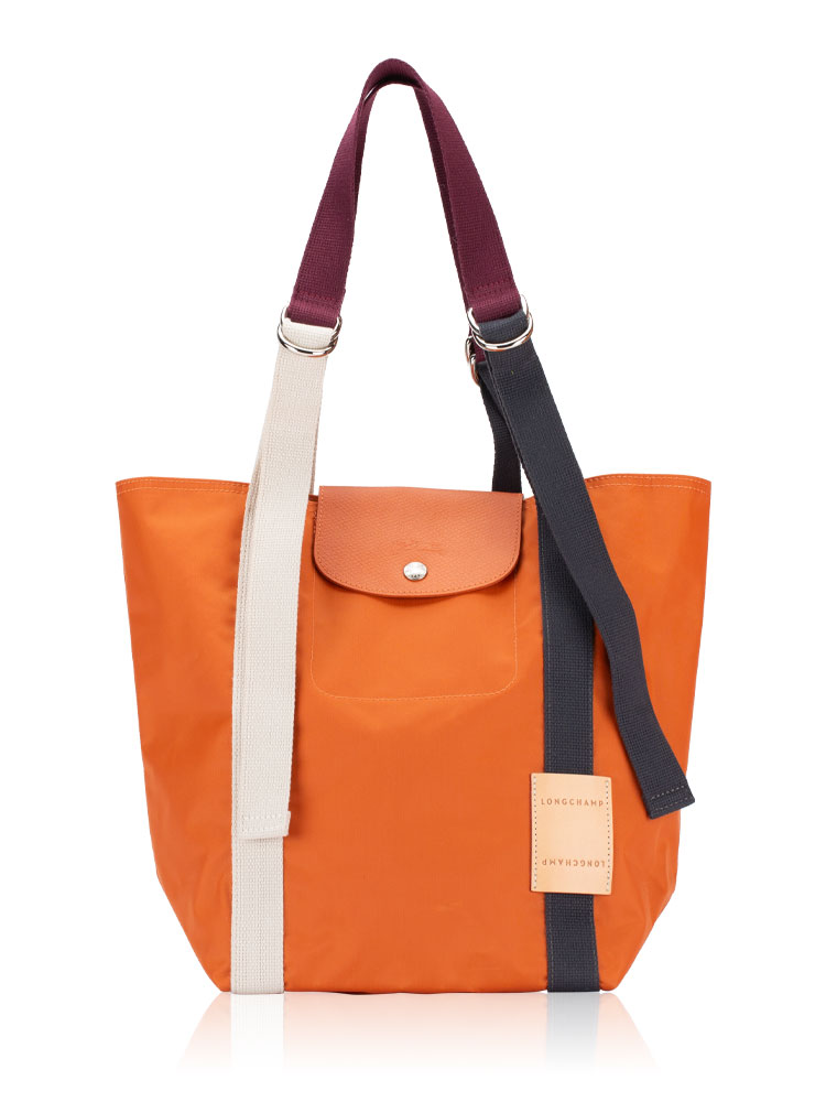 Le Pliage Re-Play Medium Tote Carotte
