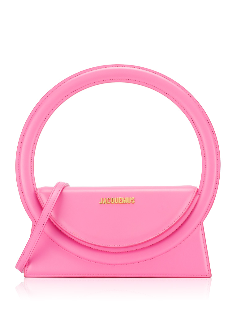 Calfskin Le sac Rond Dark Pink