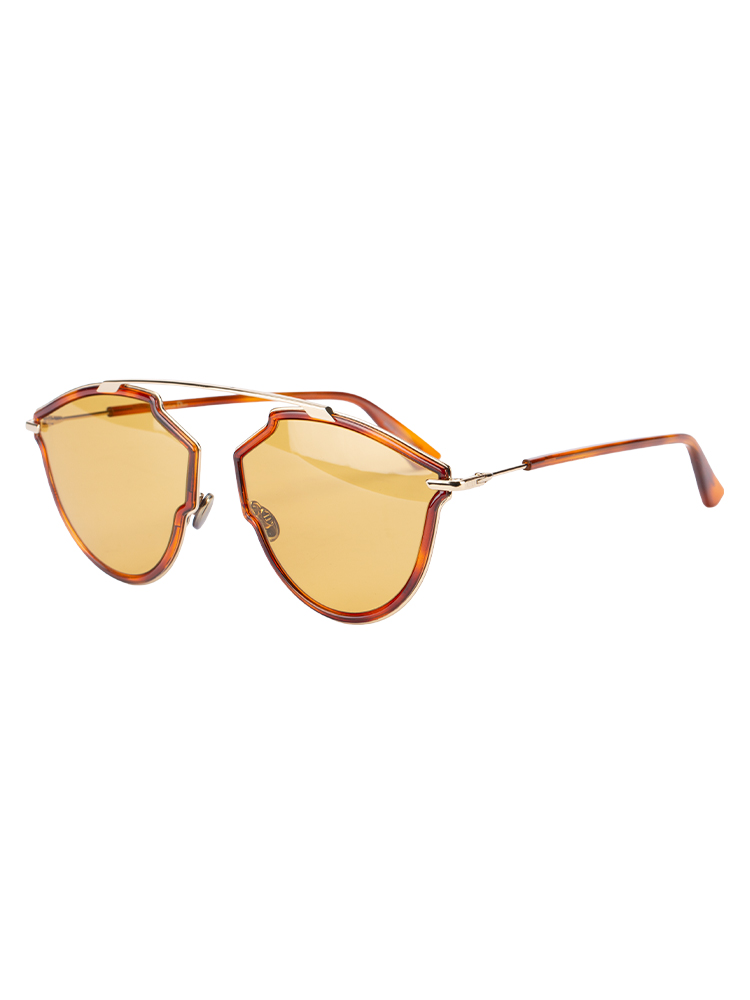 06J70 So Real Rise Sunglasses Yellow Gold Havana