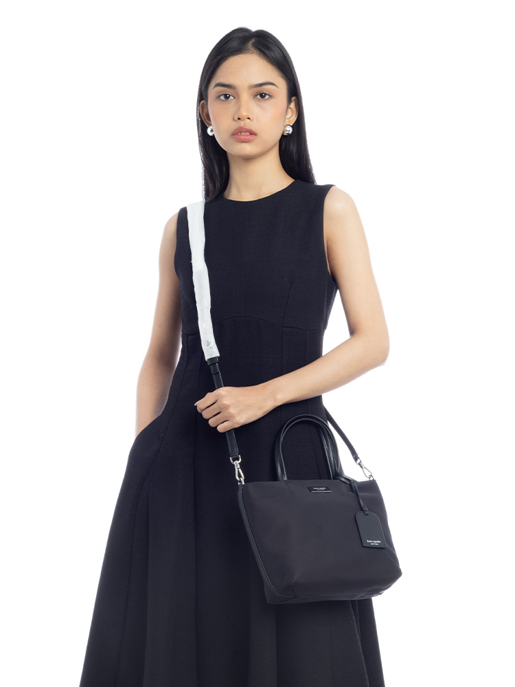 On Purpose Crossbody Tote Black