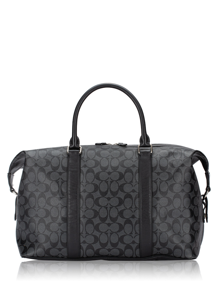 F54776 Signature Voyager Duffle Bag Charcoal Black
