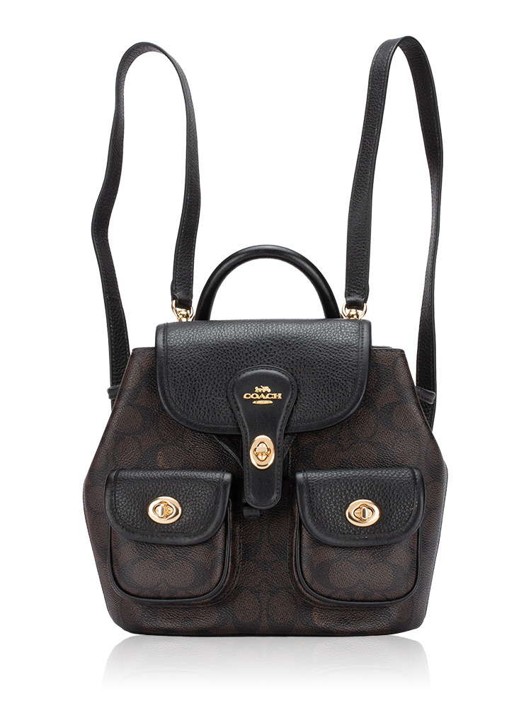 CBH10 Signature Hadley Backpack Walnut Black