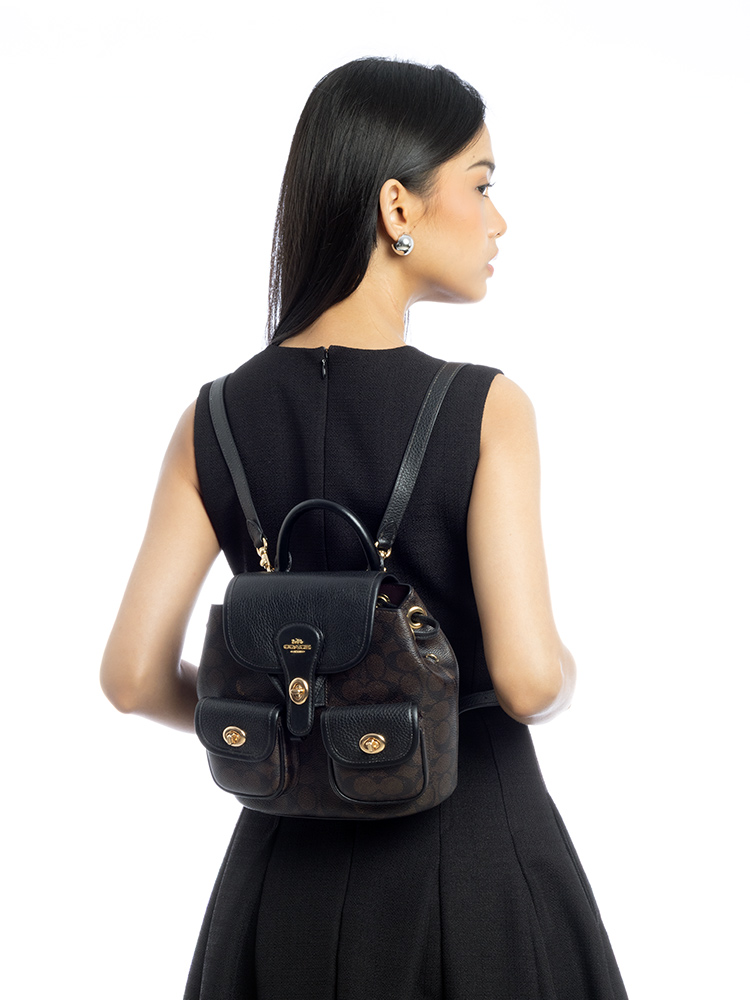 CBH10 Signature Hadley Backpack Walnut Black