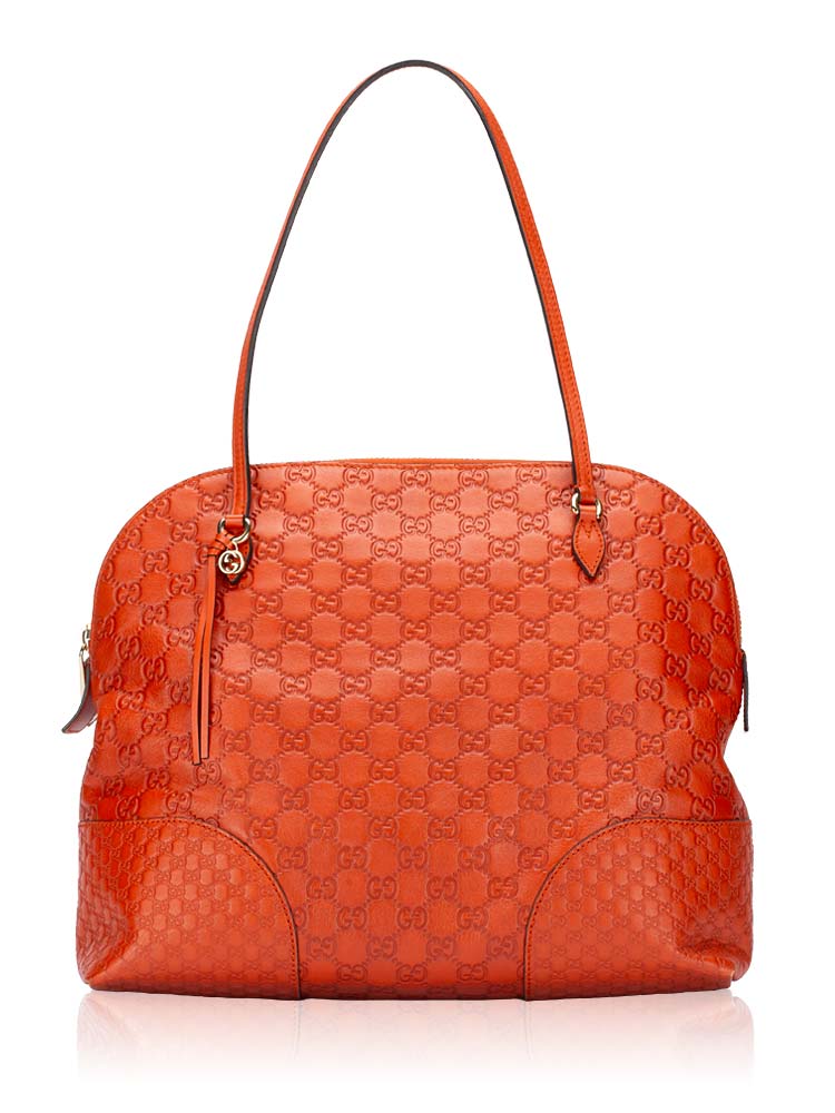 Guccissima Bree Shoulder Bag Orange