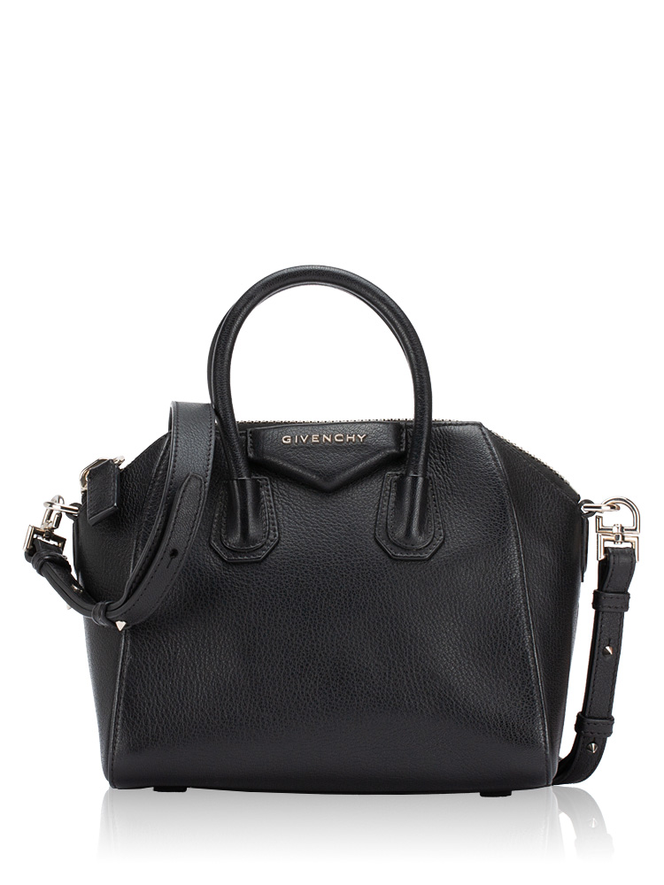 Sugar Goatskin Mini Antigona Black