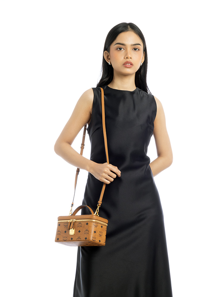 Visetos Rockstar Vanity Crossbody Cognac