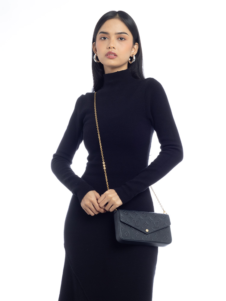 Monogram Empreinte Felicie Pochette Noir