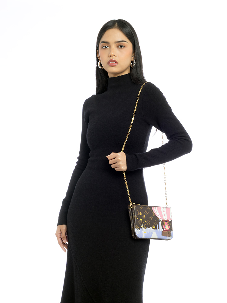 Monogram Vivienne Animation Double Zip Pochette