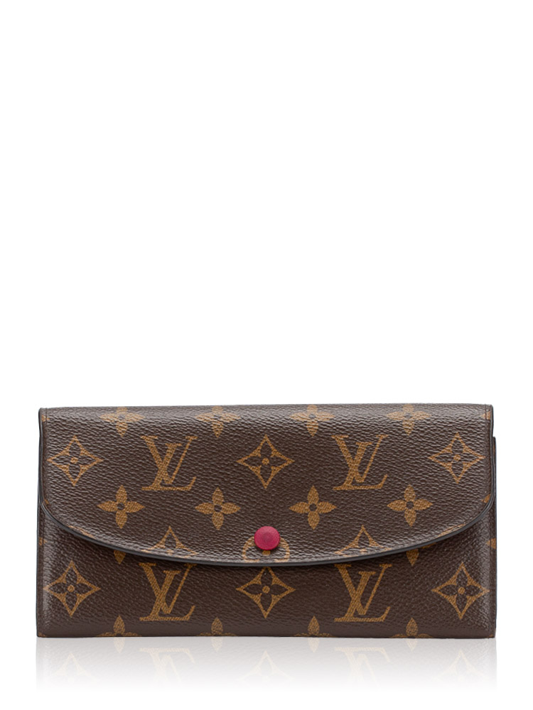 Monogram Emilie Wallet Fuchsia
