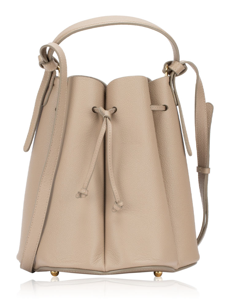 Textured Calfskin Numero Huit Taupe