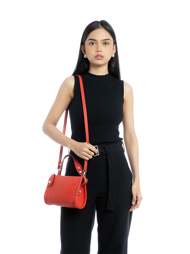 La Voyageuse LGP Shoulder Bag Red
