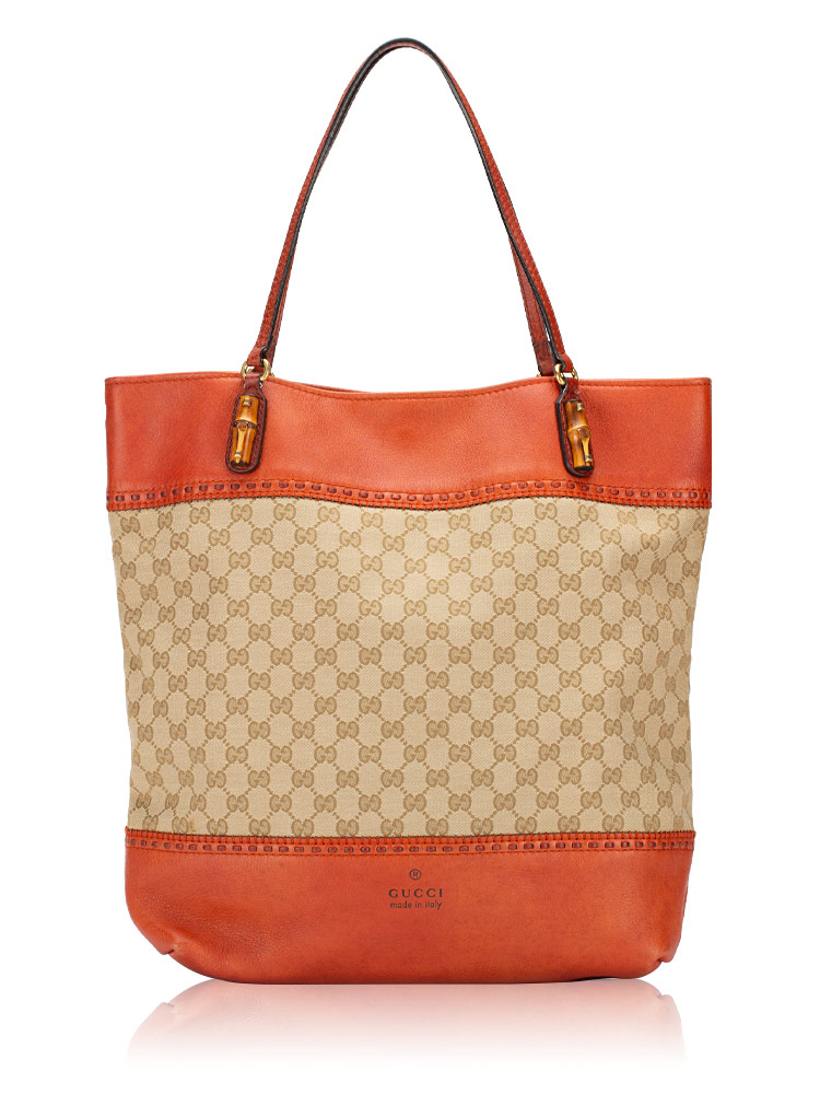 Canvas Laidback Crafty Tote Brick Orange