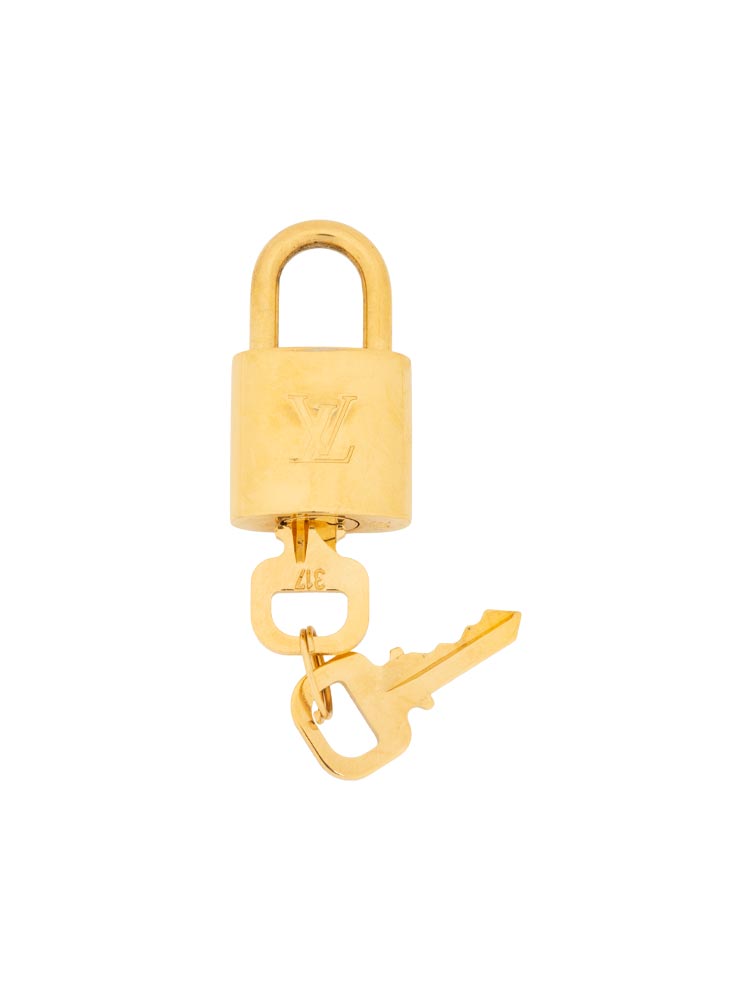 Brass Lock and Key Set Gold #317
