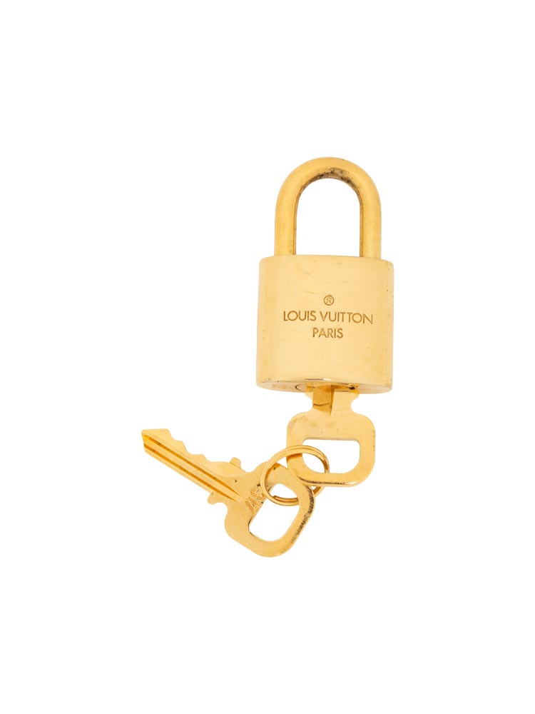 Brass Lock and Key Set Gold #317