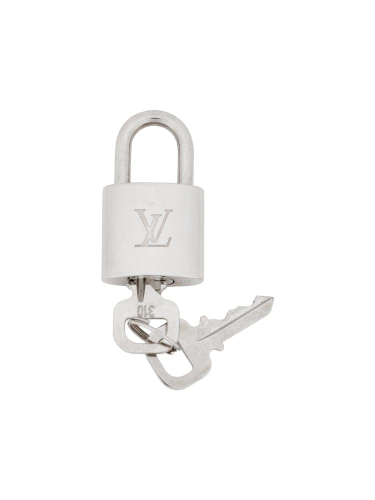 Polished Lock and Key Set Silver #310