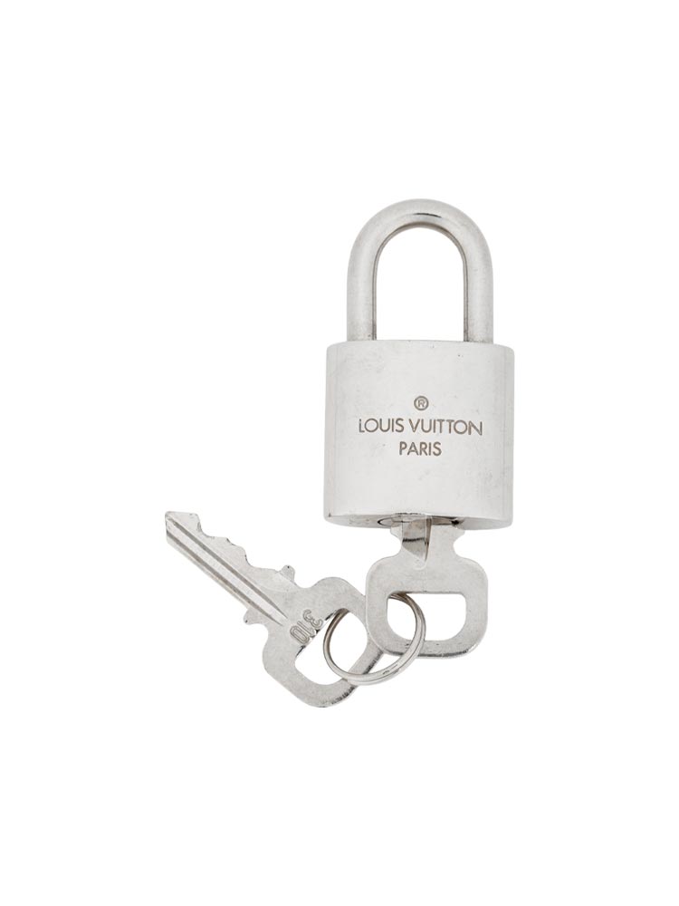 Polished Lock and Key Set Silver #310