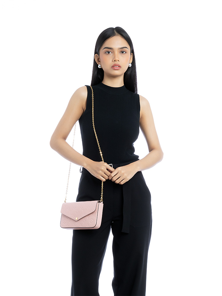 Monogram Empreinte Pochette Felicie Rose Poudre