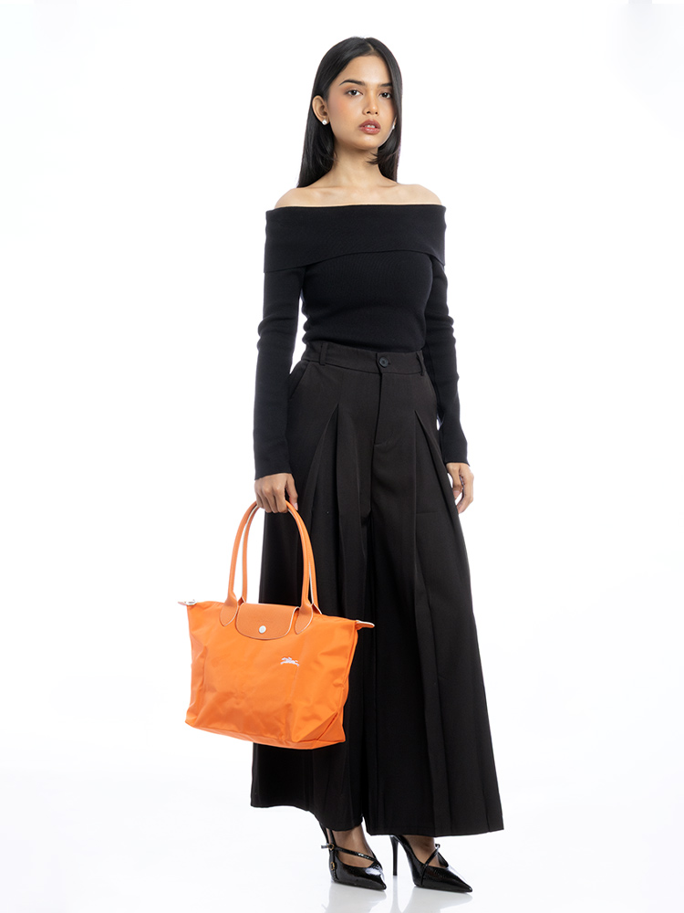 Le Pliage Club Medium LH Orange