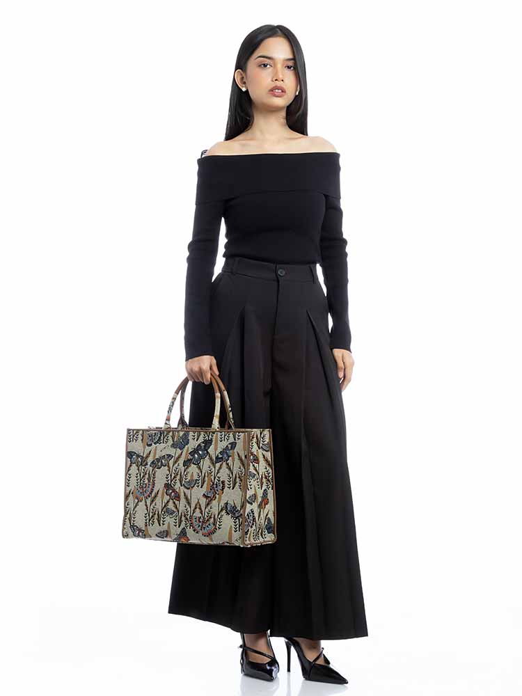 Opportunity Jacquard Large Tote Toni Sabbia