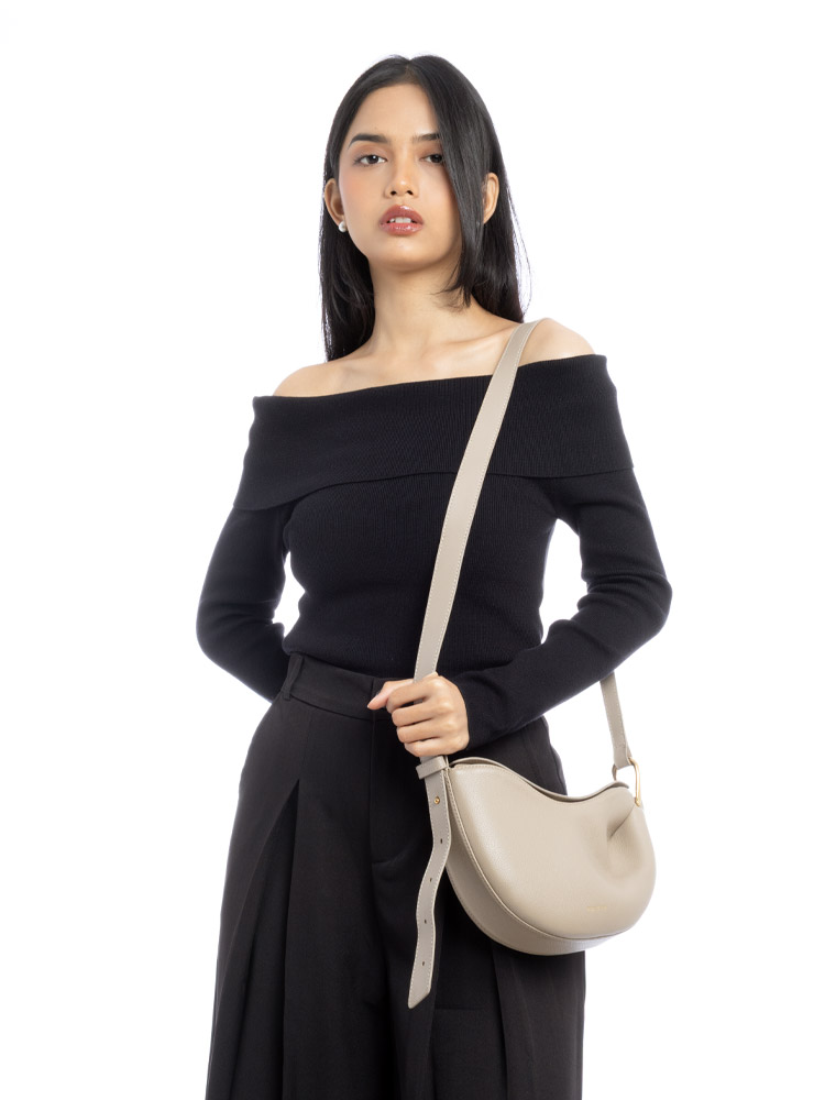 Textured Calfskin Tonca Taupe