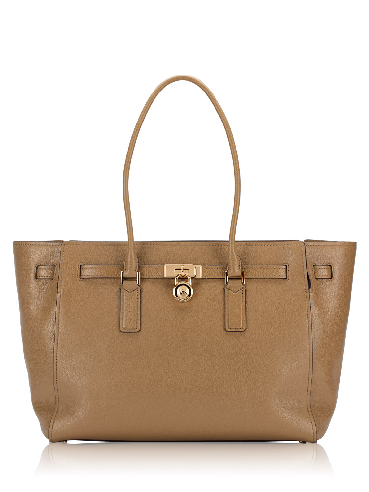 Hamilton Moderne Large Leather Tote Husk