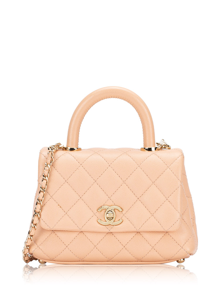 Extra Mini Coco Handle Flap Light Pink