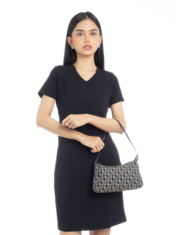 Vintage Trotter Mini Pochette Black