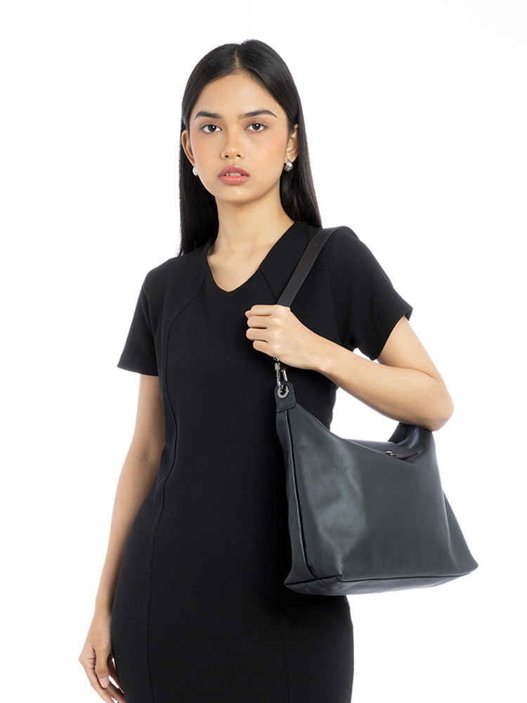 Le Pliage Xtra Medium Hobo Black