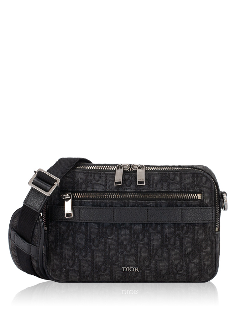 Oblique Safari Messenger Black