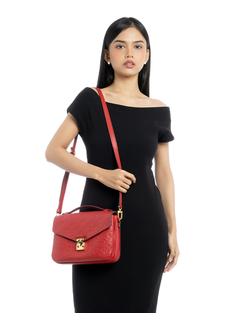 Monogram Empreinte Pochette Metis Cerise