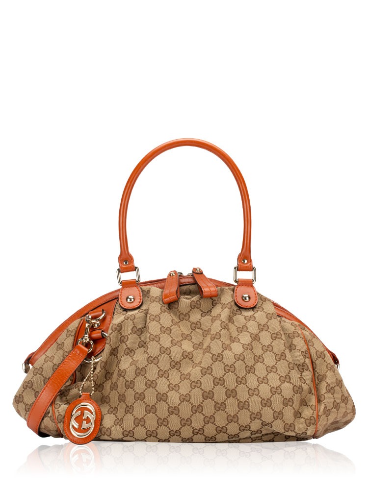 Guccissima Sukey Boston Beige Orange