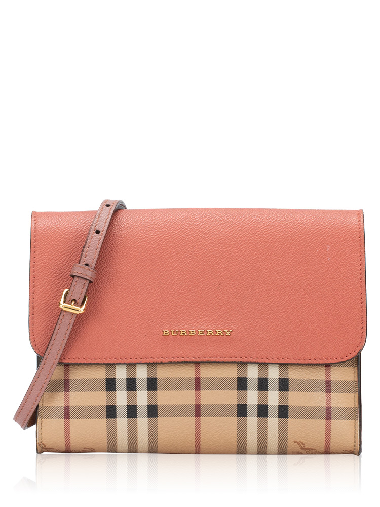 Haymarket Check Loxley Small Crossbody Cinnamon Red