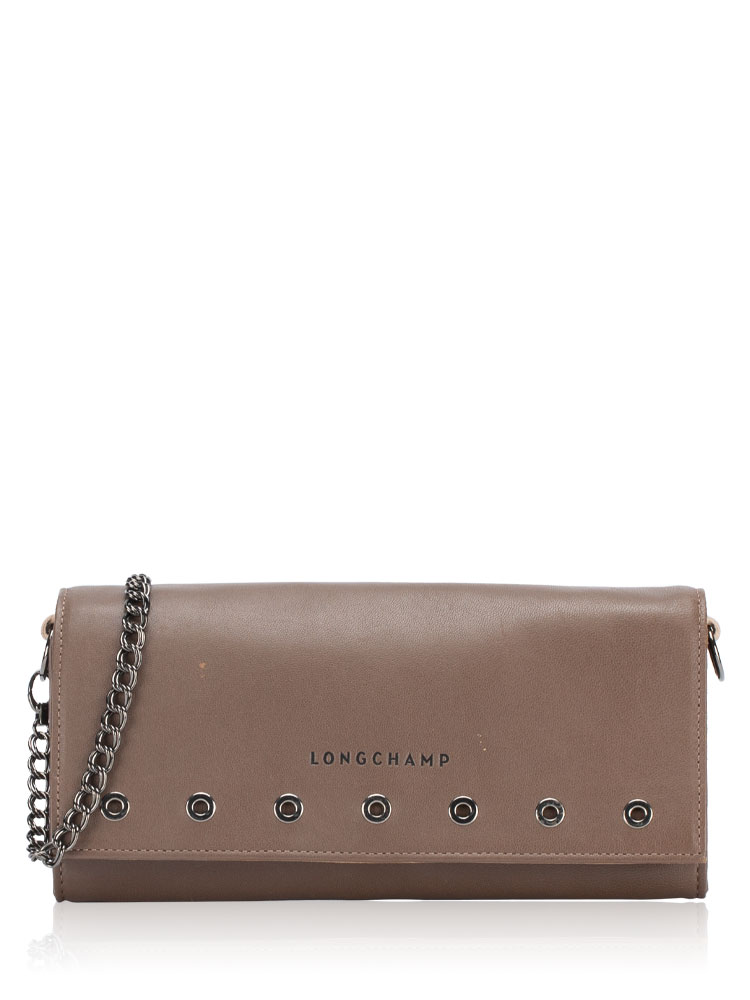 Paris Rocks Chain Wallet Brown