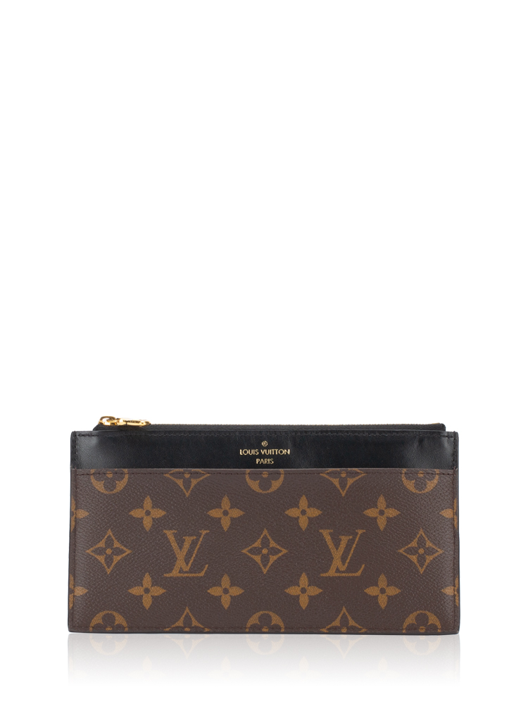 Monogram Slim Wallet Noir