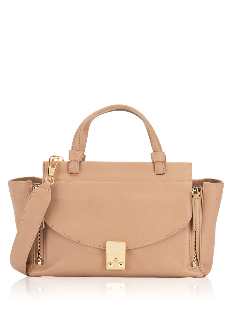 Soft Pashli Mini Satchel Praline