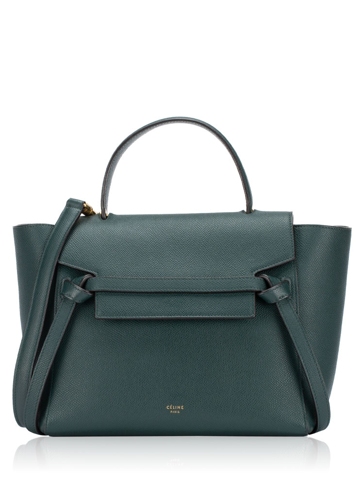 Grained Calfskin Micro Belt Bag Amazone