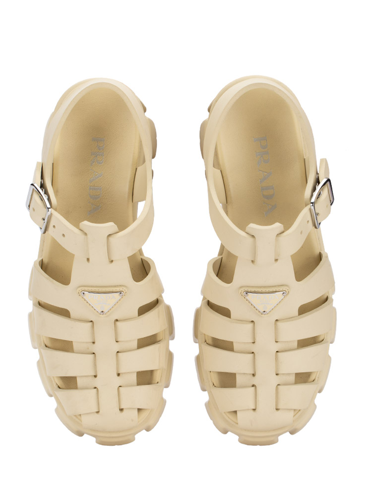 1X853M Foam Rubber Monolith Sandals Quarzo Sz 38