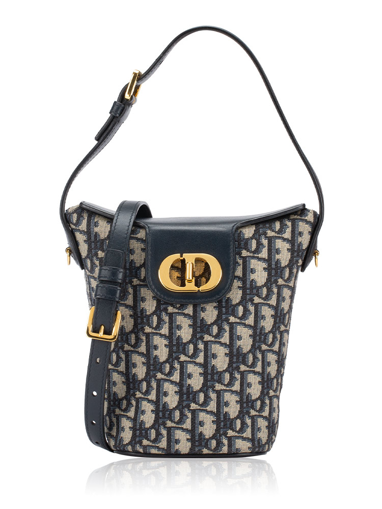 Oblique 30 Montaigne Amber Mini Bucket Bag Blue