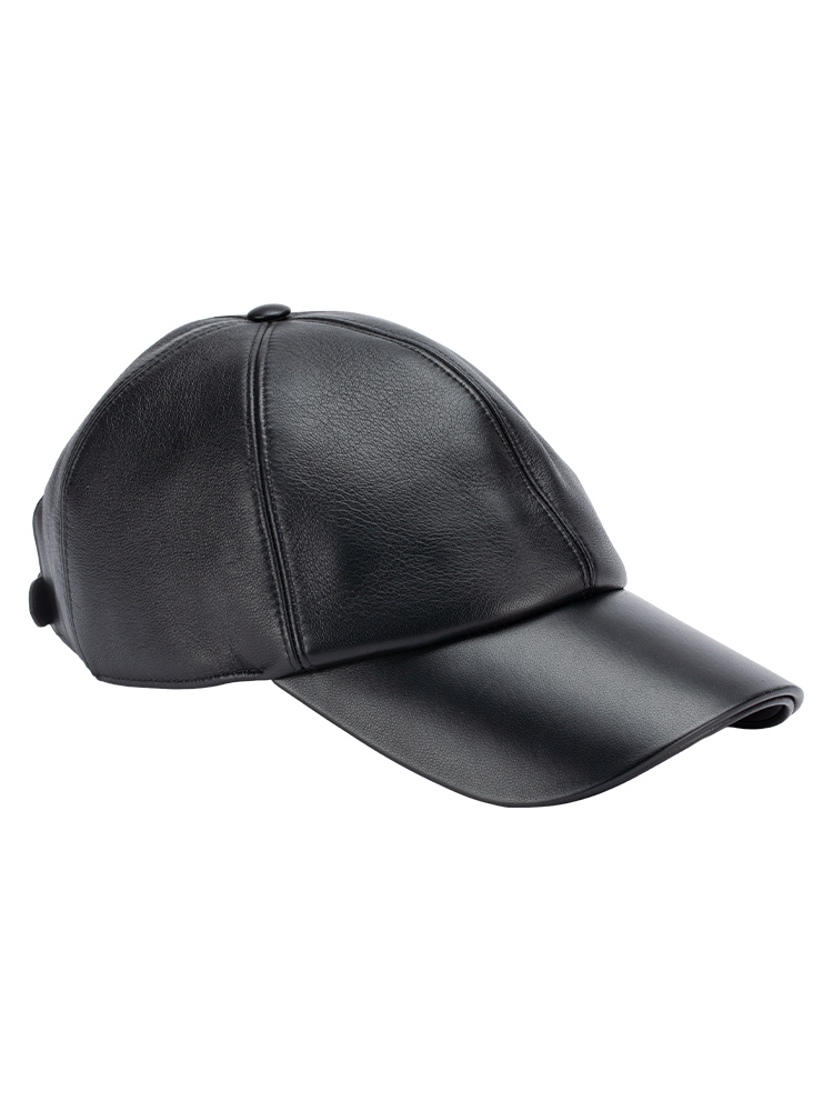 Lambskin LV Pin Cap Noir Sz L