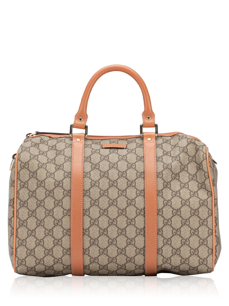 Supreme Medium Joy Boston Bag Beige Coral