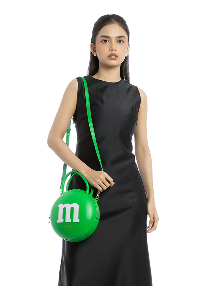  X M&M'S Embellished 3D Crossbody Green