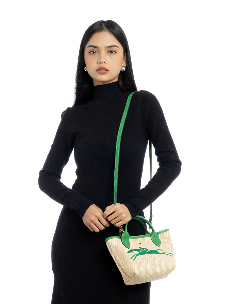 Le Panier XS Basket Bag Vert